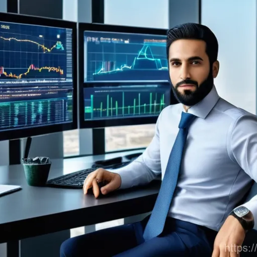 금융투자분석사의 자격 유지 조건 - **Continuous Learning and Adapting to Technology in Finance:**
    "A male financial analyst, appear...