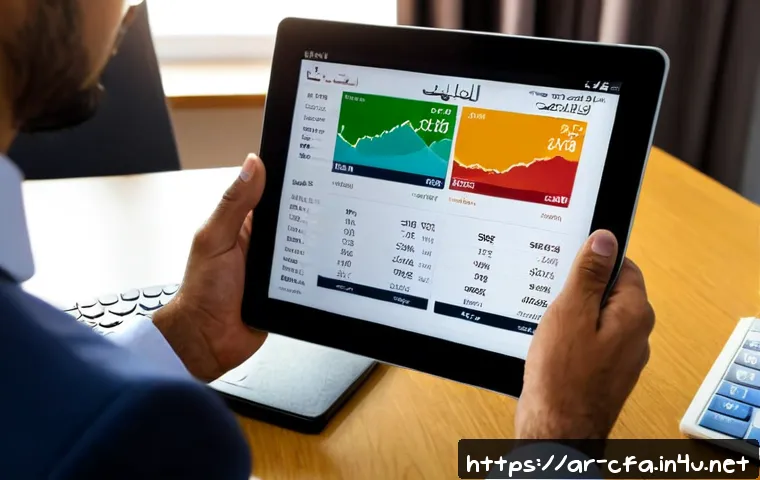 금융투자분석사와 ETF 전략 - Photorealistic financial investment analyst in a modern Gulf-region office, wearing modest professio...